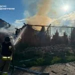 Пожежі внаслідок російських обстрілів на Донеччині