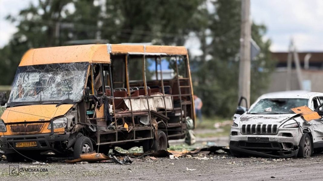 Наслідки удару по Сумах Наслідки удару по Сумах