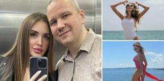 Колаж із трьох фотографій, що зображують подружжя Торохтій