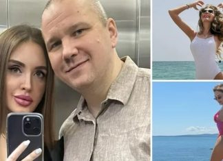 Колаж із трьох фотографій, що зображують подружжя Торохтій