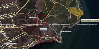 Fire near the Kerch Bridge