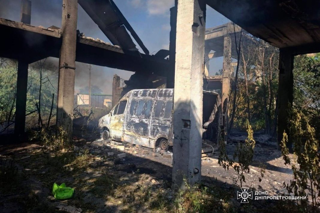 The attack on the Dnipropetrovsk region on 14 July