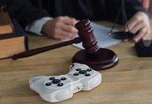 Chinese courts have ruled that gaming accounts and skins can be inherited A games controller in a Chinese court