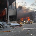 A Russian strike destroyed the AMTEL logistics complex in the Kyiv region