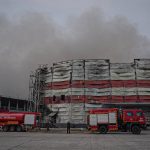 A large-scale fire in the Kyiv region has been brought under control following an attack by the Russian Federation