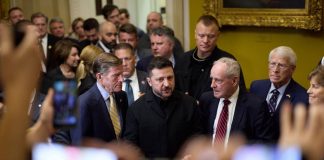 The US Senate has considered sanctions against Russia: 86 votes in favour« Volodymyr Zelenskyy at the Capitol during his visit to the US Senate
