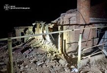 Rescue workers are dealing with the aftermath of the Russian attack in the Dnipropetrovsk region
