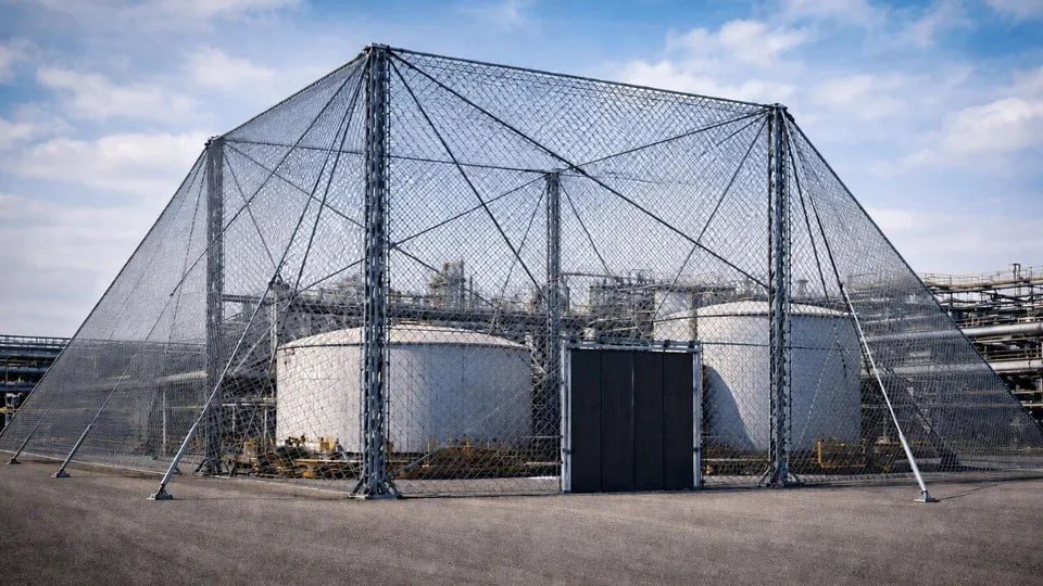 Modular mesh structure The «Spider’s Web» modular mesh structure for protecting sites from drones