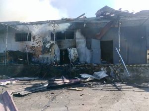 Росіяни вдарили по Новій Пошті в Гайсині