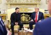 Трамп не погодився на 300 ракет Patriot для України Дональд Трамп і Володимир Зеленський під час зустрічі в Овальному кабінеті