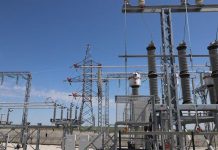 Fire at an electrical substation in Feodosia.
