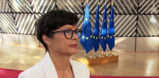 Єврокомісарка Марта Кос на пресконференції щодо переговорів з Україною та Молдовою