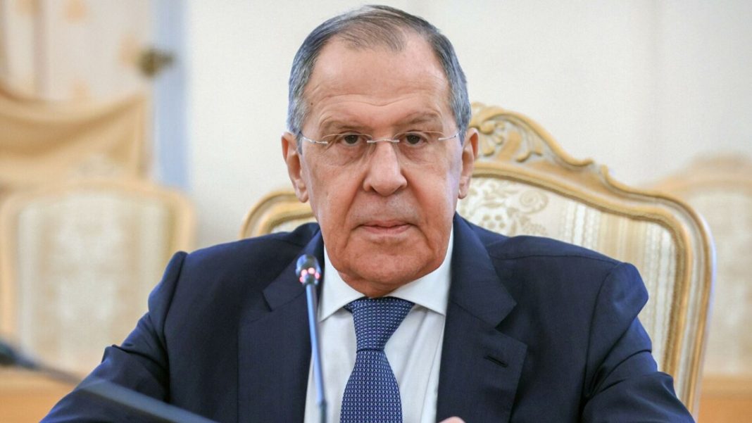 Sergey Lavrov during a speech Sergey Lavrov during a public speech
