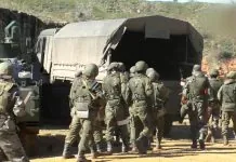 Росія готує мобілізацію 600 тисяч новобранців Російські військові під час навчань на полігоні