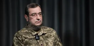 Заступник начальника ГУР Вадим Скібіцький під час інтерв’ю