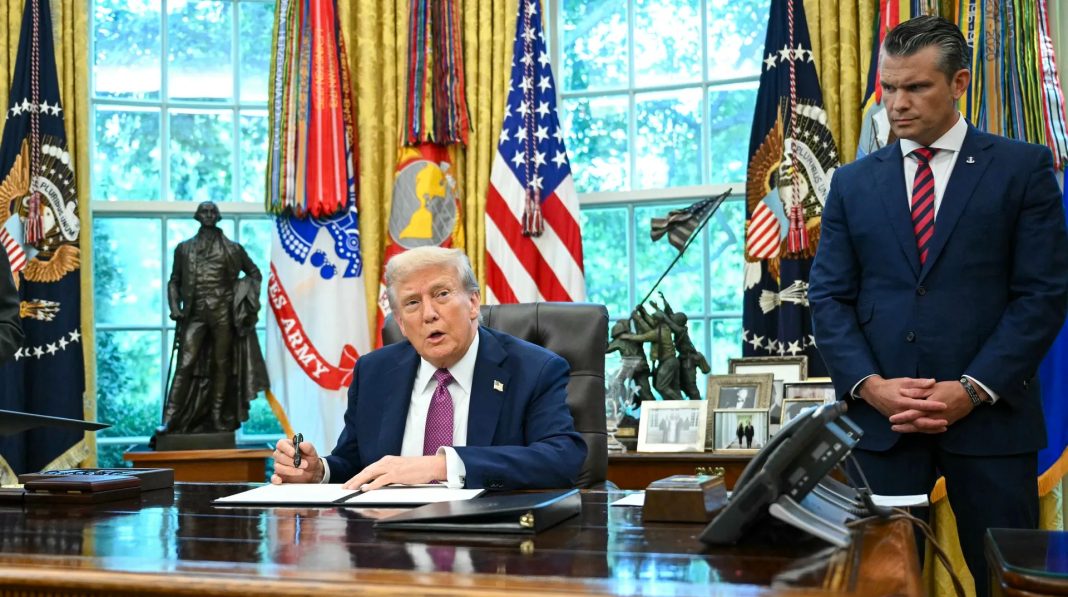 Duty on drones Donald Trump signs documents