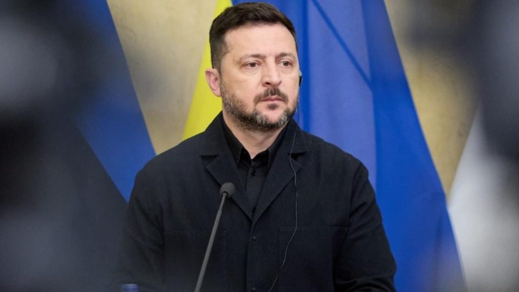 338036 Володимир Зеленський під час офіційного виступу