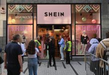 The Shein shop ahead of the company’s IPO in Hong Kong