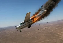 Crash of a tourist aircraft near the town of Nazca in Peru
