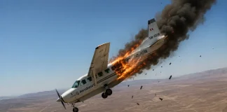 Crash of a tourist aircraft near the town of Nazca in Peru