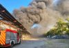 A Red Cross warehouse in Kherson has burnt down, causing losses of 28 million hryvnias The burnt-out Ukrainian Red Cross warehouse in Kherson following drone strikes