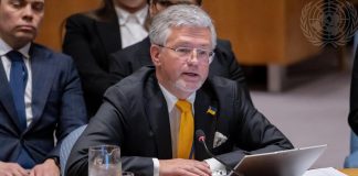 Постпред України при ООН Андрій Мельник на засіданні Ради Безпеки ООН