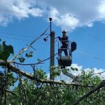Після негоди на Київщині без світла залишаються понад 18 тисяч сімей