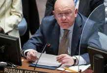 Nebenzia rejected a ceasefire without Moscow’s conditions Vasyl Nebenzya during a meeting of the UN Security Council