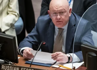 Nebenzia rejected a ceasefire without Moscow’s conditions Vasyl Nebenzya during a meeting of the UN Security Council