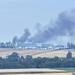 У Башкортостані після ураження загорівся логістичний хаб