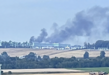 A logistics hub caught fire in Bashkortostan following an attack Thick smoke above a large logistics complex in the Chishminsky District of Bashkortostan