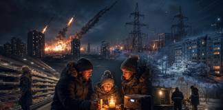 Kyiv in winter during the Russian Federation’s attacks on the energy infrastructure