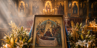 The Dormition of the Mother of God 2026: when it is celebrated, prayers and key prohibitions The Icon of the Dormition of the Most Holy Mother of God in an Orthodox church