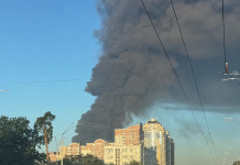 27 victims in the Bucha district: the number may rise Thick black smoke over the Bucha district following a fire at a tyre warehouse