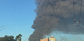 27 victims in the Bucha district: the number may rise Thick black smoke over the Bucha district following a fire at a tyre warehouse