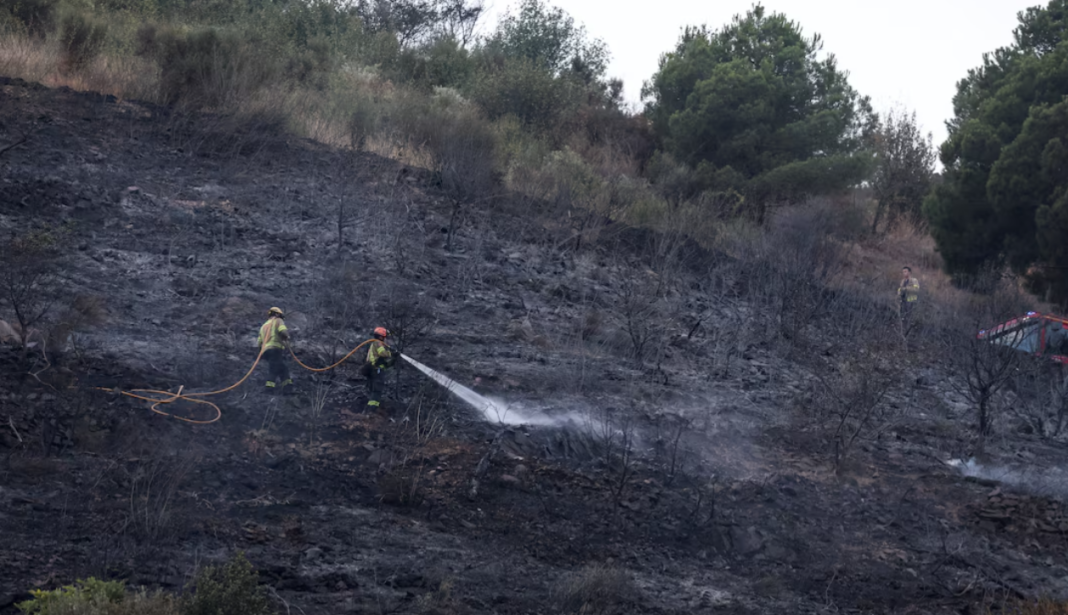 The consequences of the fire The aftermath of the fire in Europe