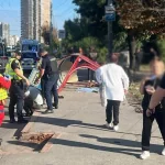 У Києві Volkswagen після ДТП з автобусом влетів у зупинку: є загиблі