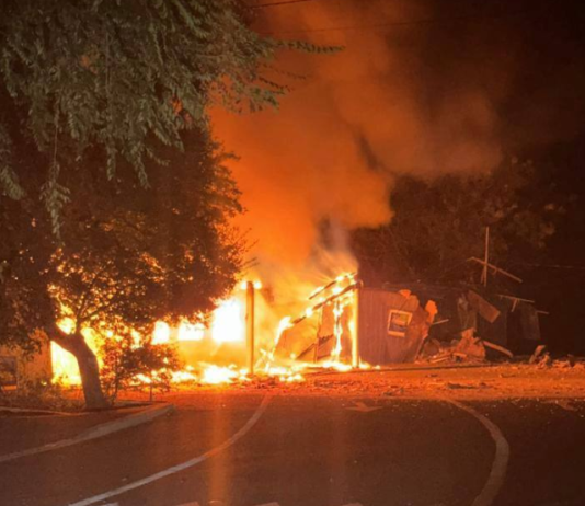 Fire at the «Vynohradivka–Vulkeniști» border crossing following an attack by the Russian Federation