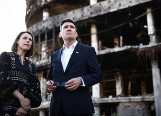 British Prime Minister Andy Burnham in Kyiv