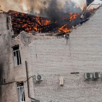 Russia has struck a business centre in Lozova twice: 10 people have been injured
