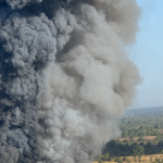 Russia struck ATB warehouses near Kyiv: black smoke rose above the city