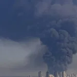 Під Києвом після атаки БпЛА попередньо горять склади «Аврори» у Стоянці