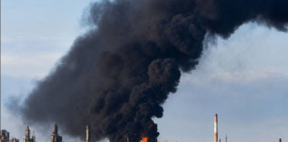 The Syzran Oil Refinery in the Samara Region of Russia
