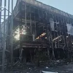 Російські дрони атакували торговельний центр у Херсоні
