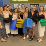 In Khakassia, women carrying petrol cans called on Putin to explain the petrol shortage