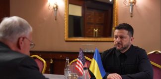 Володимир Зеленський під час міжнародних переговорів щодо посилення ППО України