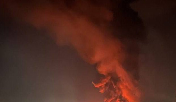 Rozetka in Brovary Fire following an attack on the Rozetka warehouse in Brovary