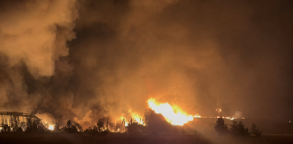 Attack on the Kyiv region: hubs of four companies under attack Fire at the «Nova Poshta» logistics centre near Kyiv