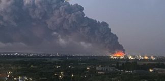 Major fire at the Wildberries warehouse in Kotovsk