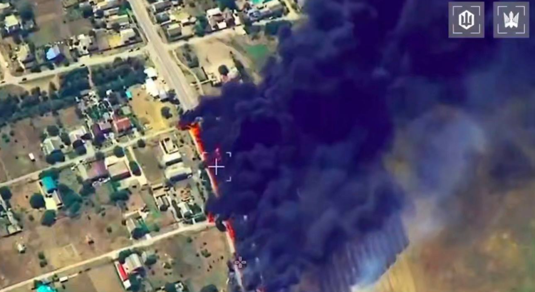 An SBS drone strike on petrol tankers transporting fuel to occupied Crimea